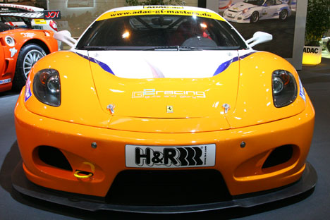 Denne Ferrari deltager i ADAC GT masters.
(Foto: Motorsporten.dk)